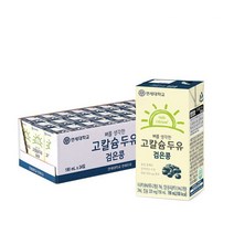 연세두유 뼈를 생각한 고칼슘 두유 검은콩, 190ml, 24개