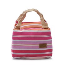 라인 도시락가방 보온 보냉 피크닉 아이스백 쿨링백 쿨러백, 핑크