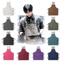 태나 바리스타 데님 앞치마, 퍼플