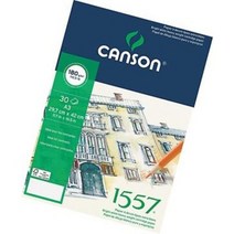 캔손 1557 스케치패드 200g 25매 드로잉북 / 옵션선택, A3 스프링