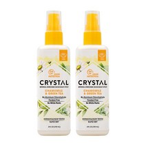 1+1 Crystal Body Deodorant 미네랄 데오드란트 스프레이 캐모마일 그린티 118ml(4fl oz)