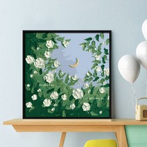 Diy 유화그리기 튤립 꽃 색칠 풍경 해바라기 인테리어 카페 취미 소모임, 세트 BK114