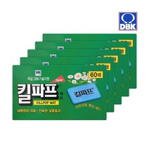 [킬파프]매트훈증기 리필 60매 5개