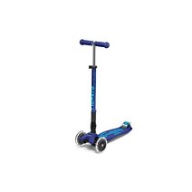 m-cro 마이크로 키즈 킥보드 접이식 Maxi Micro Foldable Deluxe LED 맥시 폴더블 디럭스 MMD099 Blue F