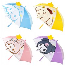 산리오 스윗스타 입체 홀로그램 47 우산 6종 택1 유아동 우산 산리오 우산 유아동 장우산 유치원생 우산