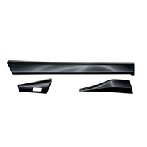 자동차 차량용 중앙 콘솔 대시 보드 패널 장식 커버 혼다 HRV Vezel 2021 RHD 3Pcs, 01 bright black