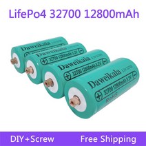 인산철 배터리 자동차 캠핑카 차박 리튬 시동 파워뱅크 추천100% 오리지널 3.2V lifepo4 32700 배터리 12.8, 03 4pcs