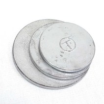 오렌지미싱 납문진 펀치납판 문진 펀치판 대중소, 대, 1개