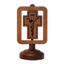 가톨릭천주교성물 차량용차부착 사각회전 십자가고상