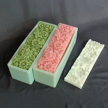 해바라기 꽃 매트 (1kg 하늘색 몰드용) 수제 실리콘 몰드