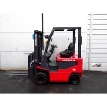 닛산 전동 지게차 1.5톤 2단3M 사이드쉬프트 대용량 545AH 배터리 장착