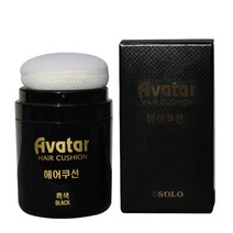 아바타 헤어쿠션 25g 여자 남자 가르마 빈모커버, 자연갈색, 1개