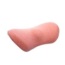 허리배게 수면무호흡증베개 빨대베개 비개개 다리올리는쿠션 허리강화운동기구 목보조기 등펴기 lumbar support 폼 수면무호흡베개 빨아쓰는경추베개 편백나무경추베개 다리올리는베, 로즈 레드