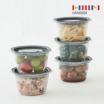 한샘 SOK 프레시 반공기 플라스틱통 5P 밀폐용기 냉장고정리용기, 상품선택:SOK 프레시 바로 반공기(KCN47A1)