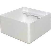 국내산 노출박스 2구 접지형 (일체형) 콘센트 스위치 겸용, 1개