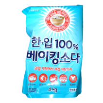 한입 100% 베이킹소다 리필형, 4kg, 2개