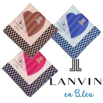 랑방 온 블루 2021FW 랑방 로고 하트 라지 손수건 겸 쁘띠 스카프 (3컬러택1) / LANVIN en Bleu 2021fw heart hankie-BY PATTYIAN
