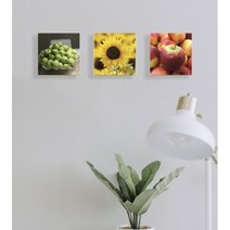 국내 제작 풍수 해바라기 액자 정사각각 소, 03 사진_홍사과