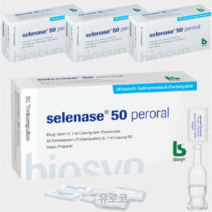 Biosyn Selenase peroral 비오신 셀레나제 퍼오랄 50 액상형 앰플 50개/ 독일정품 직구