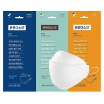 [100매] 국산 든든 KF94 황사 마스크 대형 개별포장 1박스 100매입