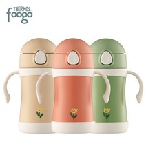 [써모스] 뉴트럴 푸고 진공단열 유아용 텀블러 TKFF-280 280ml, 색상:뉴트럴핑크