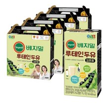 정식품 든든한 베지밀 루테인 두유 어린이 청소년 부모님 단백질 보충 식단 190mlx64팩, 30세트