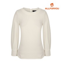 올포유 봄선오픈 올포유 여성 소매 진주 블라우스 AWBLI5654-100_G