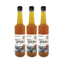 자연과발효 5년숙성 자연발효 감식초 750ml 3병 항아리숙성