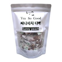 [윤아네마켓] PLA 생분해 삼각티백 50개입 써니피치 홍차