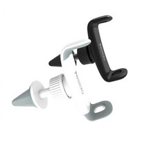 접촉부 실리콘 핸드폰 송풍구 거치대 휴대폰사은품 휴대전화꽂이 핸드폰거치대 전화기꽂지 휴대폰받침대, 화이트, 1개