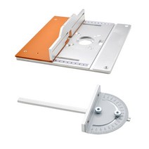 알루미늄 라우터 테이블 삽입 플레이트 전기 목재 밀링 플립 보드 mitre 게이지 가이드 테이블 톱 목공 작, 01 보라색