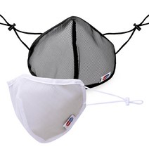 2022년형 홈쇼핑 정품 숨쉬기편한 나노 에어마스크 2매, 화이트+화이트