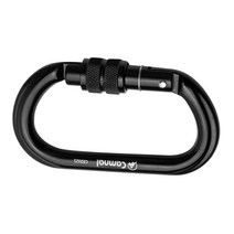 등산용품25KN 헤비 듀티 Carabiner Screwgate 암벽 등반 Arborist 내림차순, 09 Black Screwgate