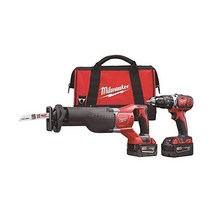 Milwaukee 밀워키 2694-22 M18 18볼트 리튬이온 무선해머드릴/쏘잘콤보키트(