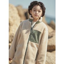 탑텐 키즈 아동덤블보아 롱집업 MKC4TC3003