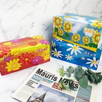 맑은 느낌 고급 미용 각티슈 180매 포장 기념품 선물 미용티슈, 3p