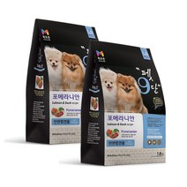 목우촌 전연령용 오리 펫9단 포메라이안 전용사료, 2개, 1.8kg
