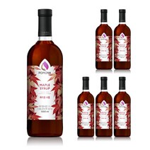 포모나 메이플 시럽 1L (6개박스), 단품