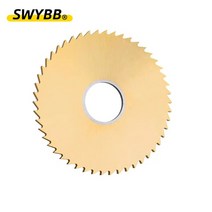 톱날 원형 밀링 절삭 공구 CNC 슬롯 가공 카바이드 HSS 티타늄 블랙 코팅 40mm 60mm 63mm 75mm 슬리팅 금속강, 178.100mm - 35mm - HSS TiN Coa