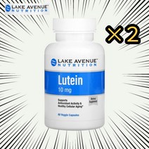 레이크에비뉴 루테인 10mg 60캡슐 2팩, 1개, 기본