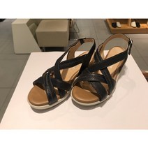 금강제화 금강 랜드로바 여성화 경량 컴포트 쿠션 캐주얼 웨지 샌들 WAD2031GR25