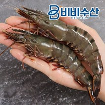 비비수산 신선한 블랙타이거 새우 25-30마리, 500g(25-30미), 1팩