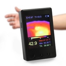 열화상카메라 열화상 적외선 산업용 누수 mlx90640 32x24 적외선 카메라 휴대용 측정기 열 카메라 온도 센서, 없음