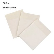 투명 스티커 메모지 방수 애완 동물 자체 접착 강력한 노트 북 학교 문구 사무용품 100/50 매, 50pcs 70x75