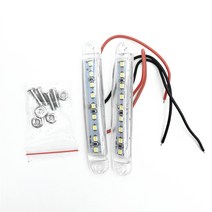 24 볼트 LED 트럭 사이드 마커 조명 라이트 Camion 화이트 9 SMD 자동 버스 표시등 20 개, 한개옵션0, 한개옵션0