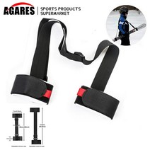 나일론 스키 가방 조정 가능한 폴 어깨 핸드 캐리어 래쉬 핸들 스트랩 포터 후크 루프 보호 스노우 보드-7, Black