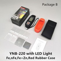 자동차 페인트 도막 두께 측정기 Yunombo YNB-220220B220U 자동차공구, YNB-220 패키지 B LED
