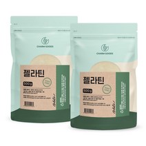 식용 젤라틴 가루 분말 100% 젤리 푸딩 만들기 재료 gelatin powder, 500g, 2팩