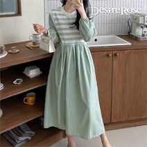 디자이어로즈 디자이어로즈 여성 레이어드 스트라이프 원피스 3color (8249891)