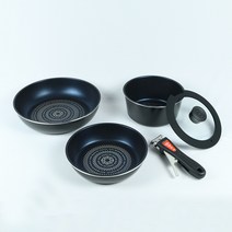 디에스리빙 에코린쿡 IH착탈식팬 5점세트, LH착탈식팬 5점세트